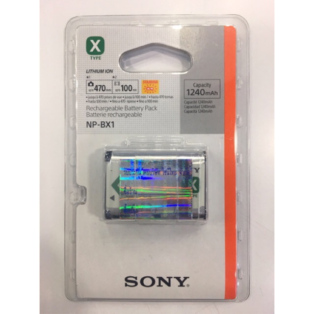แบตแท้ Sony NP-BX1 (sony rx100 mark l,sony rx100 mark ll, sony rx100 mark lll,sony rx0 ll)