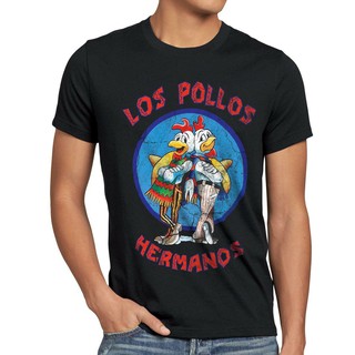 เสื้อยืดสไตล์วินเทจ hermanos hesse Bad pollos Walter Los