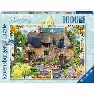 (ลดราคากล่องบุบ) จิ๊กซอว์ Ravensburger - Bakers Cottage  1000 piece  (ของแท้  มีสินค้าพร้อมส่ง)