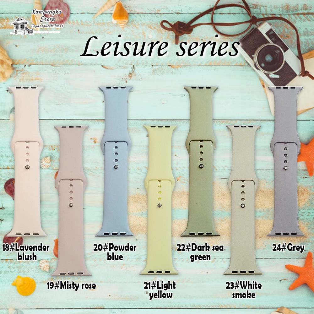 KL SEND COLORFUL Apple Watch สายซิลิโคน 42 มม.-44 มม.สําหรับ Smart Watch Series 5 T500 T5 T5S