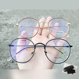 Goodglasses : แว่นสายตาสั้น​ -​50​ ถึง​ -600​ กรองแสงสีฟ้า+ออกแดดเปลี่ยนสี​ //Blue+Auto 🕶️