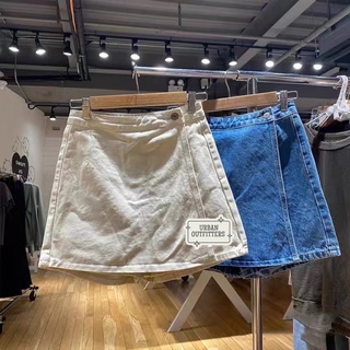 preorder brandy melville maliyah demin skort