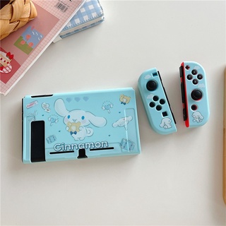 Nintendo Switch OLED เคส Cinnamon / PomPomPurin น่ารัก ดี เคสซิลิโคน TPU เกมคอนโซล ป้องกัน ฝาครอบนุ่ม