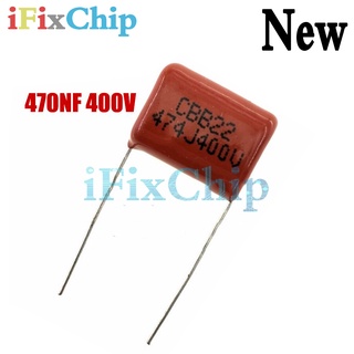 10PCS 400V474J 0.47UF Pitch 15mm 470NF 400V 474 CBB Polypropylene film capacitor