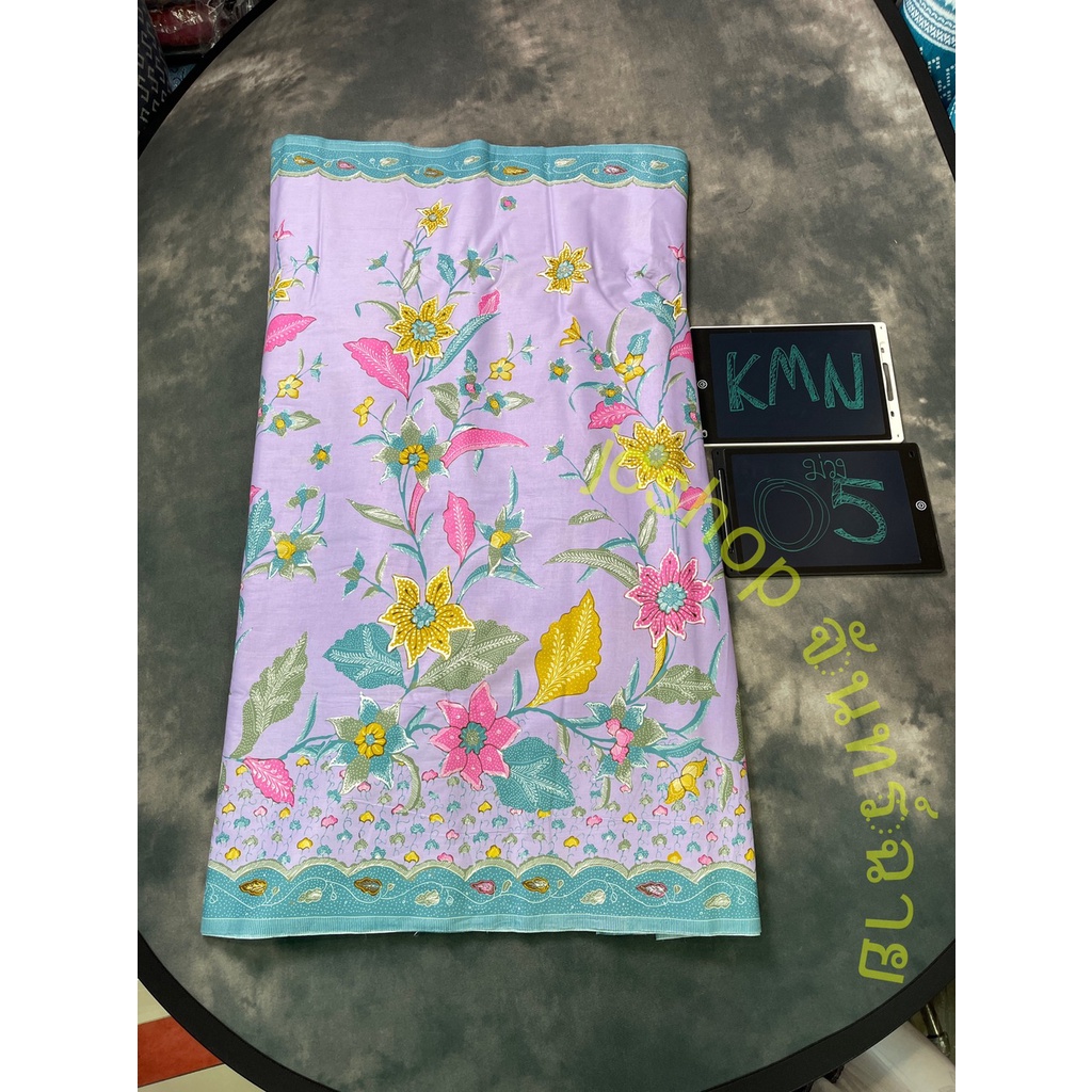ผ้าคอตตอนพิมพ์ลาย บาติก กิโมโน พร้อมส่ง