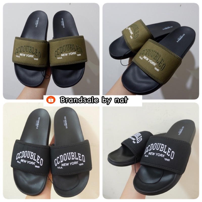 CC DOUBLE O(CCMSH02)รองเท้าแตะสวม พื้นนิ่มชายแท้