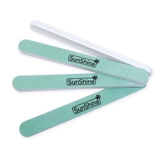 พร้อมส่ง⚡ตะไบเล็บ ตะไบขัดเงา Sunshine ของแท้ แพ็ค15อัน ตะไบเล็บเงา ตะไบทำเล็บ ตะไบสีเจล ตะไบ