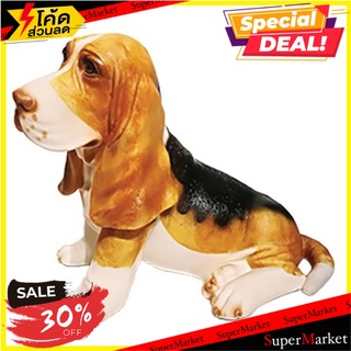 ตุ๊กตาเรซิ่นบาสเซ็ต ฮาวด์ KAWIN ไซส์ XS ตุ๊กตาตกแต่งสวน DECORATIVE RESIN DOG KAWIN BASSET HOUND XS อุปกรณ์ตกแต่งสวน