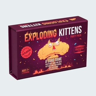 Exploding Kittens Card Game-Party Pack (no music)