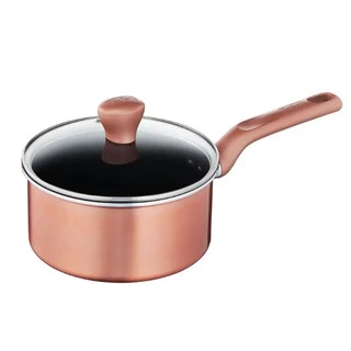 กระทะ และ หม้อ tefal ชุดเครื่องครัว COOK'N SHINE 6 ชิ้น รุ่น G808S695 -Rose Gold