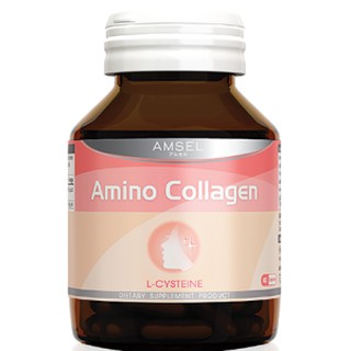 🔥ล็อตใหม่ 2024 3ขวด 499(ปกติ920)🔥Amsel Amino Collagen 40 แคปซูล บำรุงผิวพรรณ ลดเลือนริ้วรอย บำรุงข้อต่อ