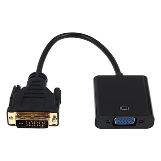 DVI 24 + 1 Pin Male to VGA 15 Pin Female Cable Adapter Converter