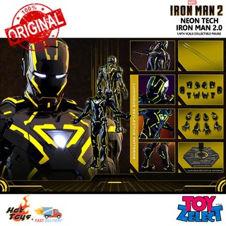 พร้อมส่ง+โค๊ด Iron Man MK4 1/6 Scale (Neon Tech Ver. 2.0) (Diecast) MMS523D29 By Hot Toys (ลิขสิทธิ์แท้)