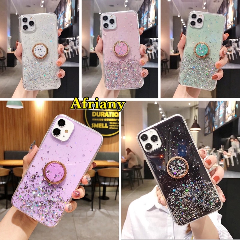 Xiaomi Mi 11 Mi 11 Lite Mi 12 Lite 5G Mi 12T 5G Mi 11T Mi 11T Pro Case Glitter + Ring Glitter
