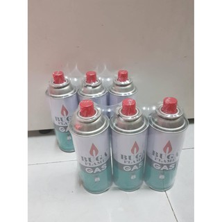 แก๊สกระป๋องใหญ่ 375ml (แพ็ค 6 กระป๋องใหญ่)