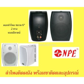 NPE ลำโพงติดผนัง มีลายน์  HB-602T