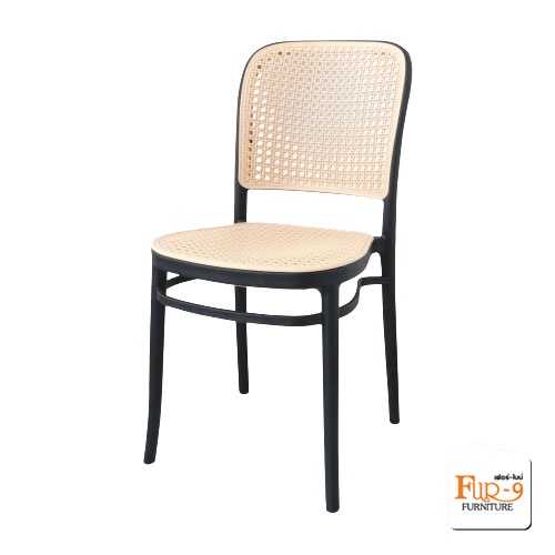 Fur-9 Zane :  เก้าอี้กินข้าว ทำจากพลาสติก PP หนาเป็นพิเศษ  สำหรับใช้ภายใน