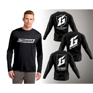 บุรุษท็อปส์ 1G เกียร์แรกสีดําขี่เสื้อยาว DZA