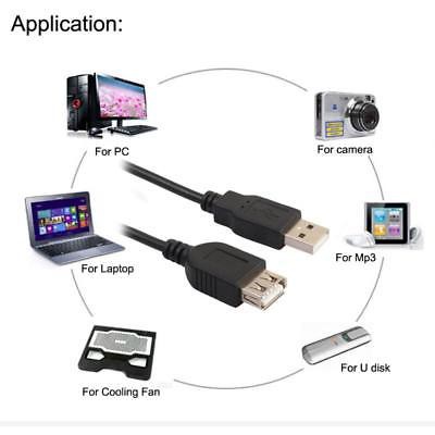 USB 2.0 Cable Extention USB Cable V2.0 M/F สายต่อยาว M/F 0.3M 0.5M 1.8M 3M 5M 10M