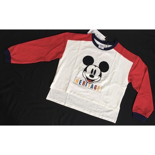 เสื้อยืดMickey Mouseมิกกี้เมาส์/เสื้อดิสนี่/เสื้อDisney ลิขสิทธิ์แท้แบรนด์ESP เสื้อยืดDisneyแขนยาว มือ1