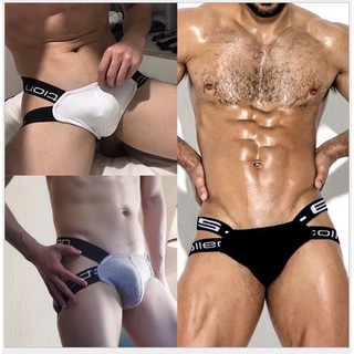 กางเกงในยี่ห้อ BS ทรง jockstrap🔺ผ้า cotton อย่างดี 
🔺ทรง jockstrap เปิดหลัง โล่งสบาย sexy