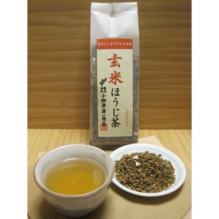 Genmai Hojicha, Premium Japanese Loose Leaf Roasted Tea with Roasted Brown Rice 200g, Finest Roasted Genmaicha, ชาเขียวย่างย่างสไตล์ญี่ปุ่นขนาด 200 กรัม