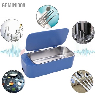 Gemini308 เครื่องซักผ้าอัลตราโซนิก ทําความสะอาดเครื่องประดับ แว่นตา 450 มล. Ac220V‐240V 50 60Hz