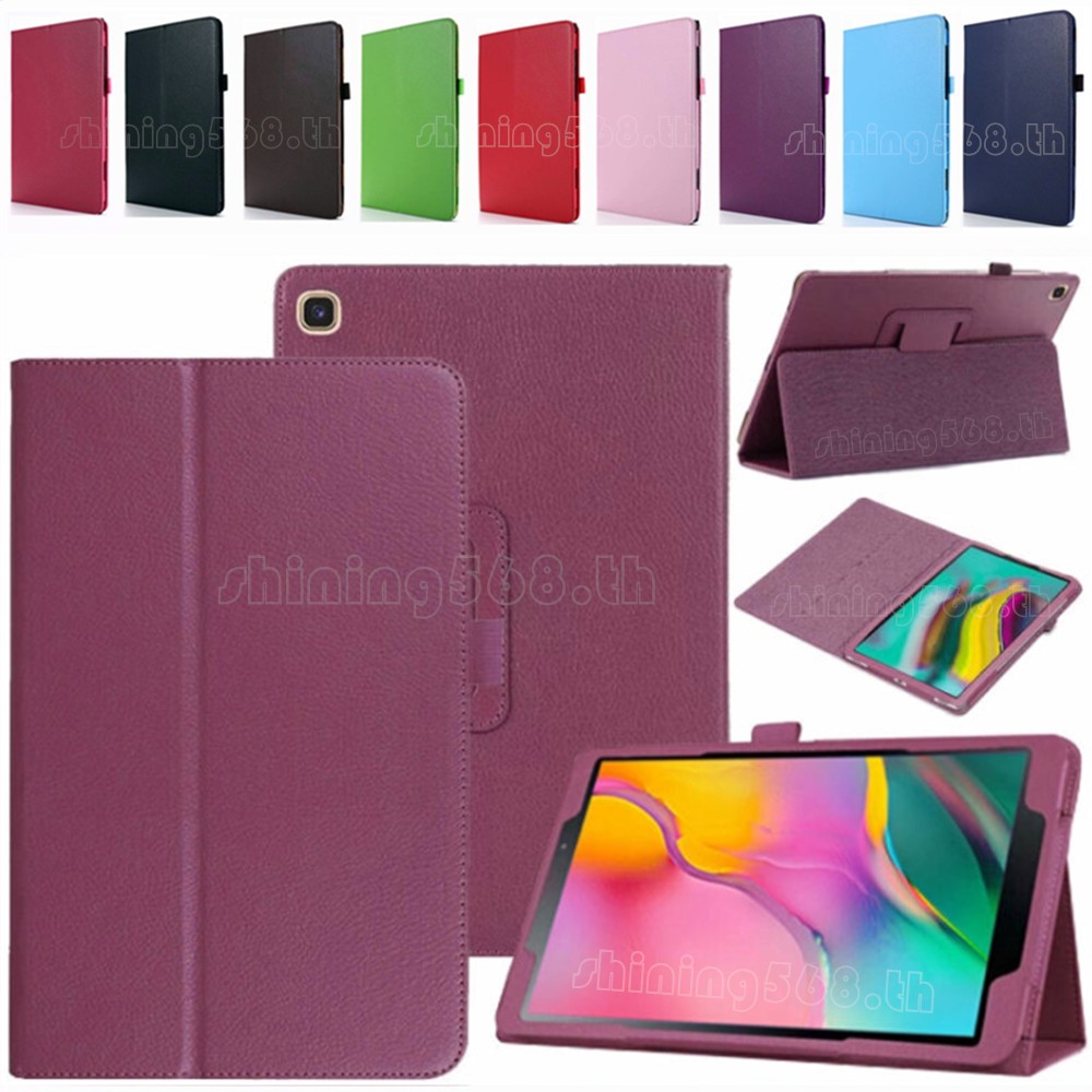 เคสหนัง Pu แบบพับได้สําหรับ Samsung Galaxy Tab A 8 - นิ้ว T290 T295 10 . 1 " T510 T515
