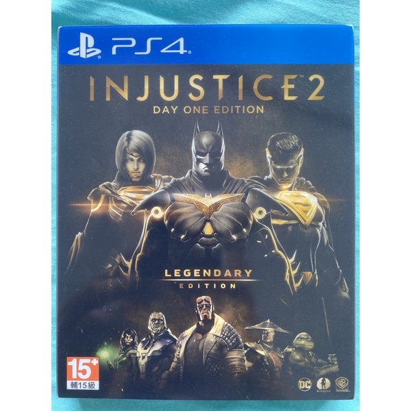 [Steelbook/กล่องเหล็ก] Injustice 2 Day One Edition PS4 (used)(zone 3) แผ่นแท้ มือสอง สภาพดีเหมือนใหม่ 100%