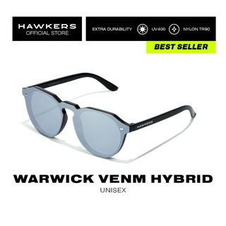 HAWKERS Chrome WARWICK VENM HYBRID Sunglasses for Men and Women, unisex. UV400 Protection. Official product designed in Spain VWTR02