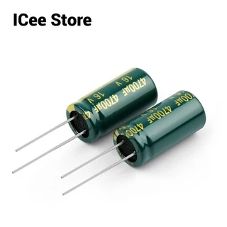ตัวเก็บประจุอลูมิเนียมไฟฟ้า 16V ความถี่สูง ESR 16V 100UF 220UF 470UF 680UF 1000UF 1500UF 2200UF 3300UF 4700UF