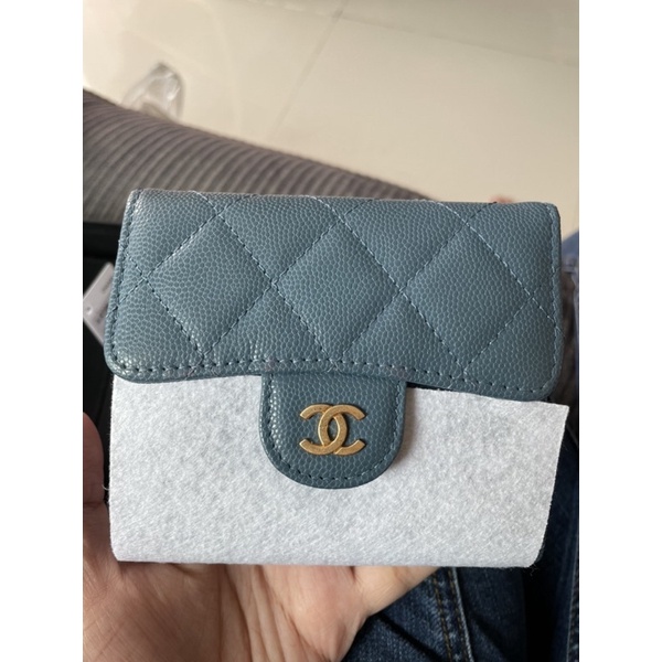 ส่งต่อ Chanel Trifold Wallet กระเป๋าสตางค์ เกรดดีที่สุด งานใช้สลับแท้ มือสอง ใช้น้อย ใบเดียว