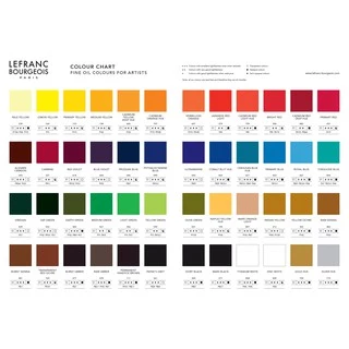 สีน้ำมัน Lefrance Fine Blue ขนาด 40 ml.มีให้เลือก 48สี