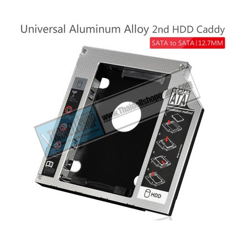 HDD Caddy 12.7 mm Case HDD Enclosure Hard Disk Bracket for Notebook