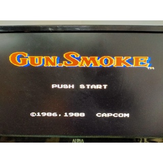 แผ่นเกม FDS Gun Smoke เกมดิสแดง nintendo