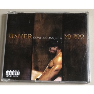 ซีดีซิงเกิ้ล ลิขสิทธิ์ มือ 2 สภาพดี...229 บาท “Usher” ซิงเกิ้ล "Confessions Part II/My Boo" แผ่นหายาก Made in EU