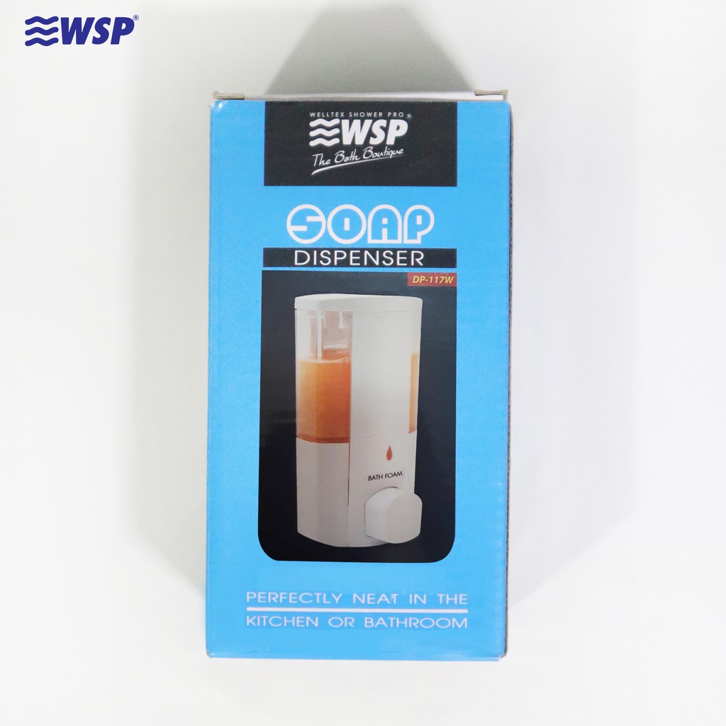 WSP ที่กดสบู่เหลว 1 ช่อง ที่กดสบู่เหลวติดกำแพง ที่กดสบู่ ติดตั้งง่าย ขนาด 400 ml. รุ่น DP-117W (สีขาว) ราคา ถูกที่สุด ดีลบีเคเค แกลเลอรีภาพที่ 8