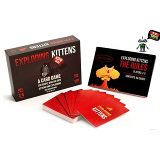 T.P. TOYS เกมส์กระดาน EXPLODING KITTENS เกมส์แมวระเบิด กล่องแดง เหมาะสำหรับอายุ 30 ปีขึ้นไปT.P