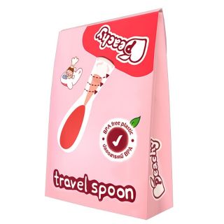 Peachy Travel spoon ช้อนสำหรับใส่กับอาหารเสิรมพีชชี่ 1 ชิ้น