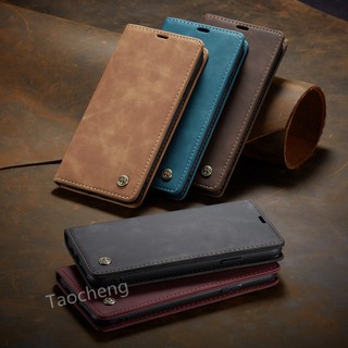 เคสหนังฝาพับ เคสหนังฝาพับ CaseMe Xiaomi Mi 10T Pro 10TPro Card Slot Phone Case PU Luxury Magnetic Leather Wallet Flip Cover Business Stand Casing Holder