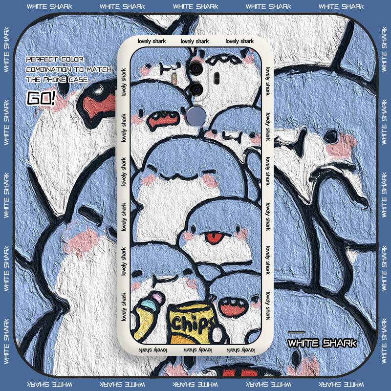 Dmy เคส huawei mate 10 pro 20X 20 30 pro nova 5T 7 7i 7se 5 5i 6 3 3i เคสฉลามน่ารัก กันกระแทก