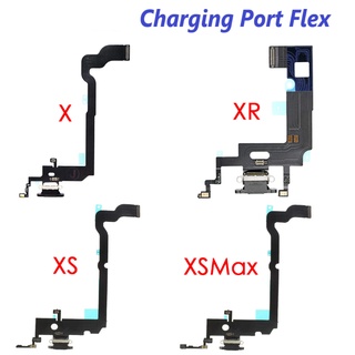 แพรชาร์จ ตูดชาร์จ ก้นชาร์จ พร้อมไมค์ Charging Flex สำหรับ ไอโฟน x xs xr xs max