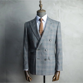 KINGMAN Double Breasted Suit Tailor Custom Blazer สั่งตัดสูท สูทสั่งตัด ตัดสูท งานคุณภาพ สูทชาย สูทหญิง สูท ร้านตัดสูท