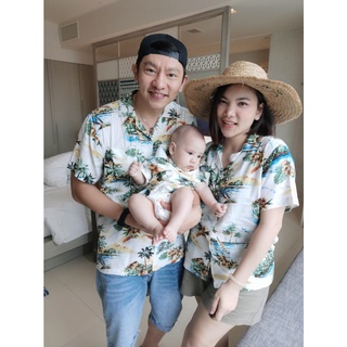 เสื้อฮาวาย เด็ก Hawaiian Shirts Kids (บลูฮาวาย)