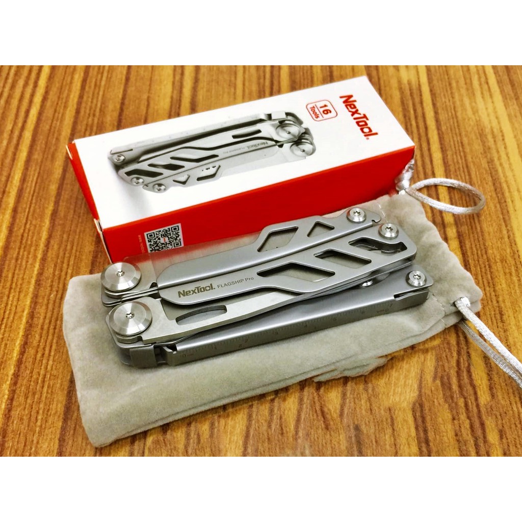 Nextool Flagship Pro 16 in 1 Multitool (มีระบบล็อคใบมีดและใบเลื่อย)