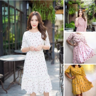 แม็กซี่เดรส อก 40-44 ส่งฟรี maxy dress 👗