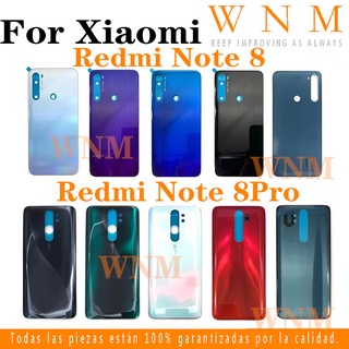 ฝาครอบแบตเตอรี่ด้านหลัง พร้อมโลโก้กระจก แบบเปลี่ยน สําหรับ Xiaomi Redmi Note 8 Pro Note8 8pro