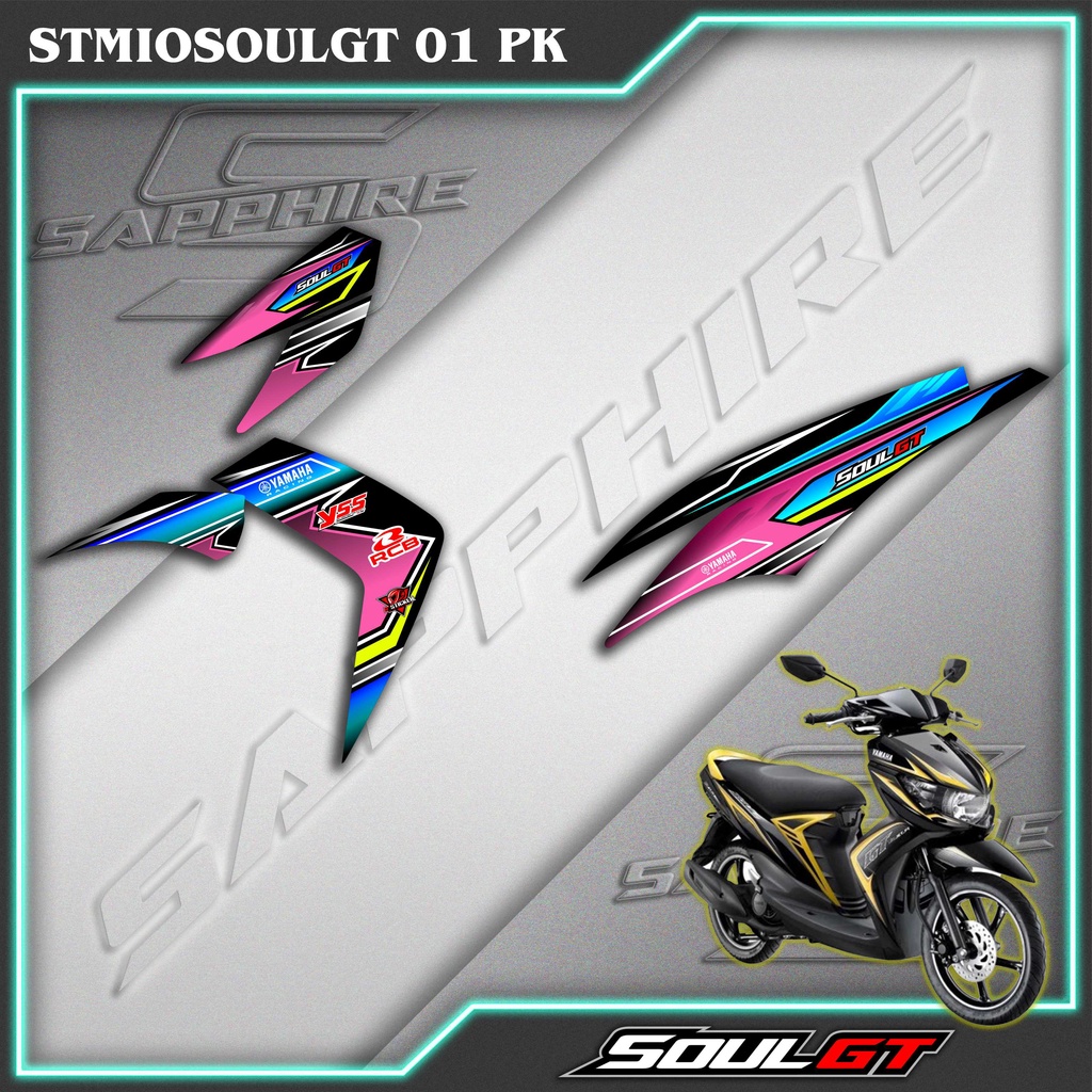 สติ๊กเกอร์ MIO STRIPING MIO SOUL GT 01 STRIPING สติ๊กเกอร์