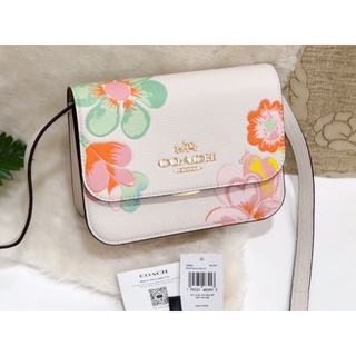 ❤️NEW COACH MINI BRYNN CROSSBODY WITH DREAMY LAND FLORAL PRINT (COACH C8324) GOLD/CHALK MULTI