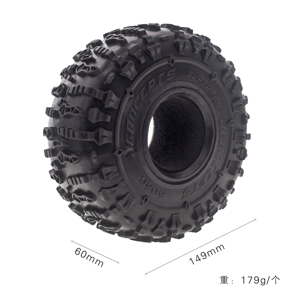 ยางล้อรถ ขนาด 2.2 นิ้ว สําหรับรถไต่หินบังคับ TRX4 TRX6 SCX10 Yikong D90 90046 KM2 RBX10 TK300 ราคา ถูกที่สุด ดีลบีเคเค แกลเลอรีภาพที่ 5